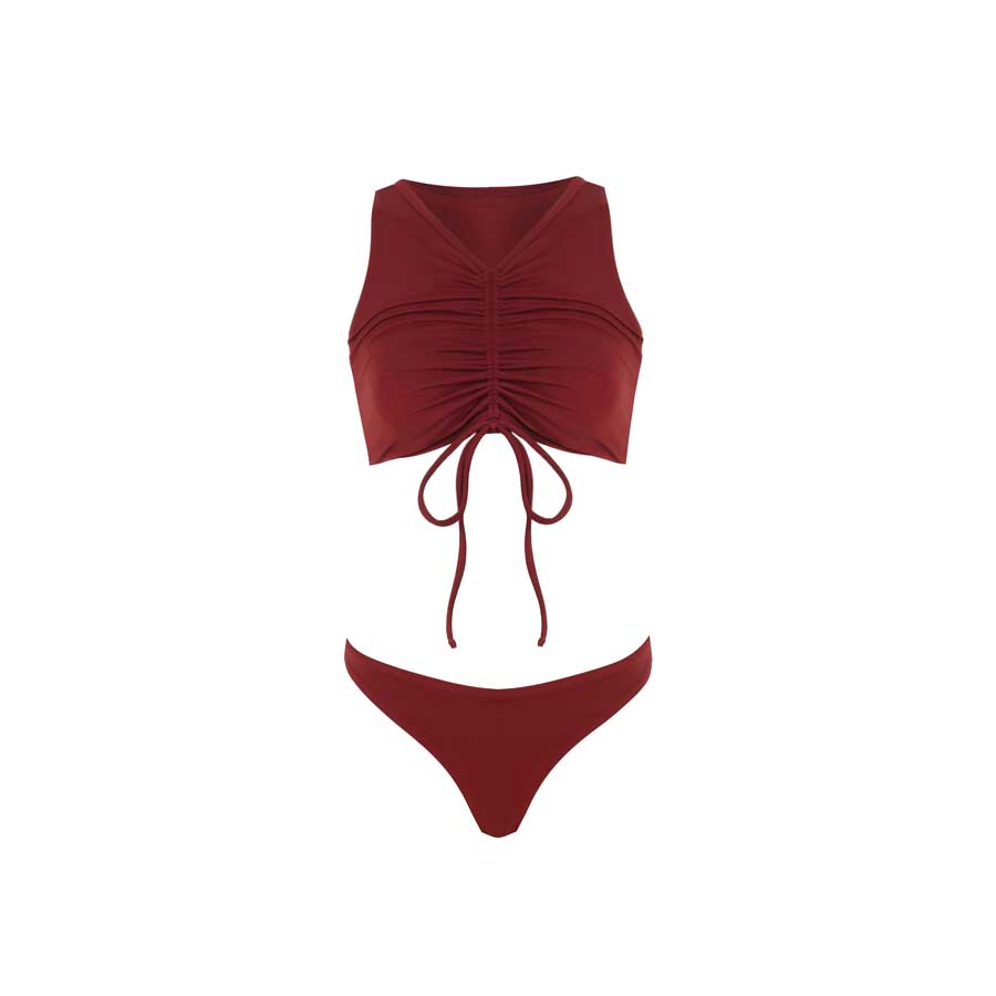 Anais Margaux Burgundy Arielle Bikini Hipicon