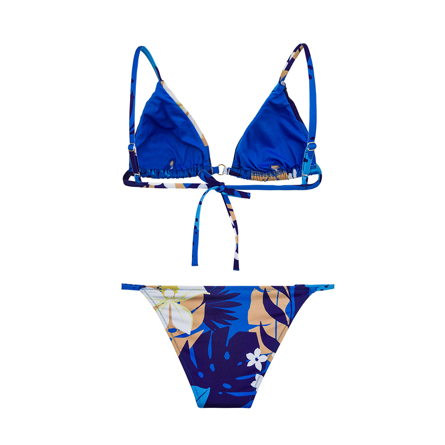 Heliophilia String Bikini Top Tropical Blue Hipicon