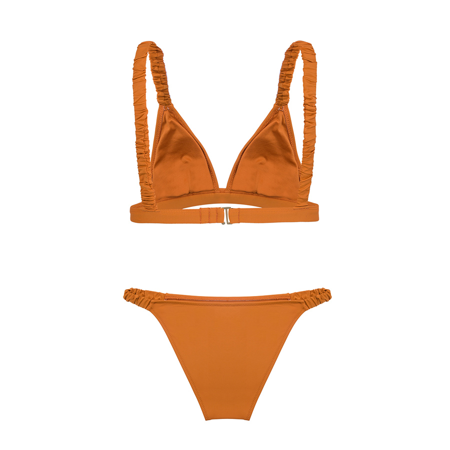 Heliophilia Ruched Bikini Üstü Caramel hipicon