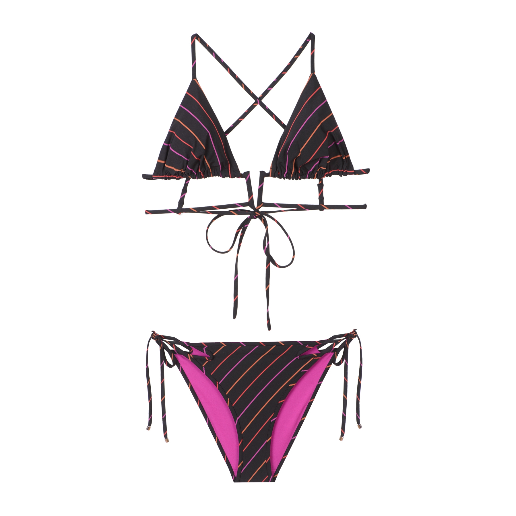 Ayje A Fiji V Triangle Bikini Set L Damson Hipicon