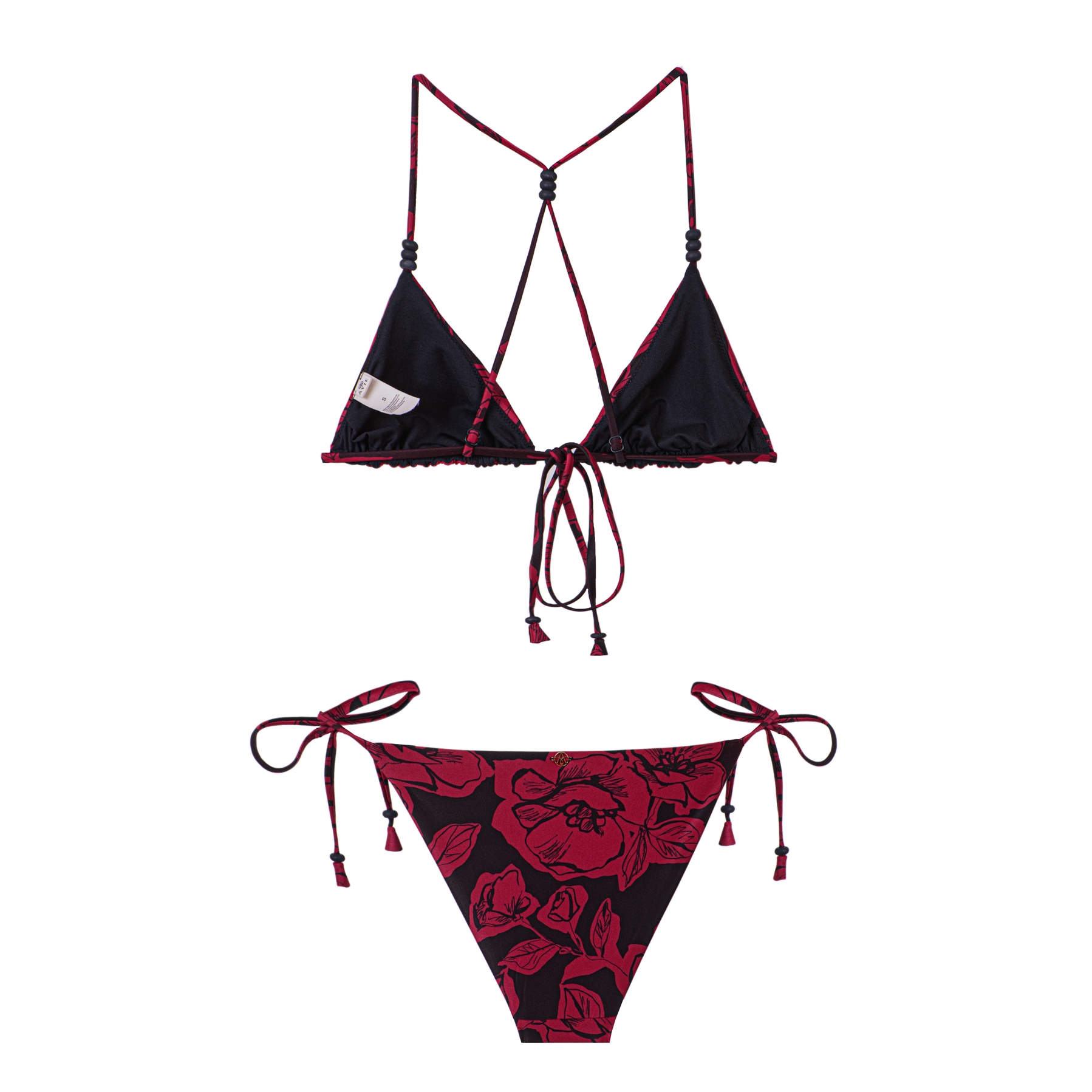 Ayje A Phuket Triangle Bikini Set S Red Hipicon