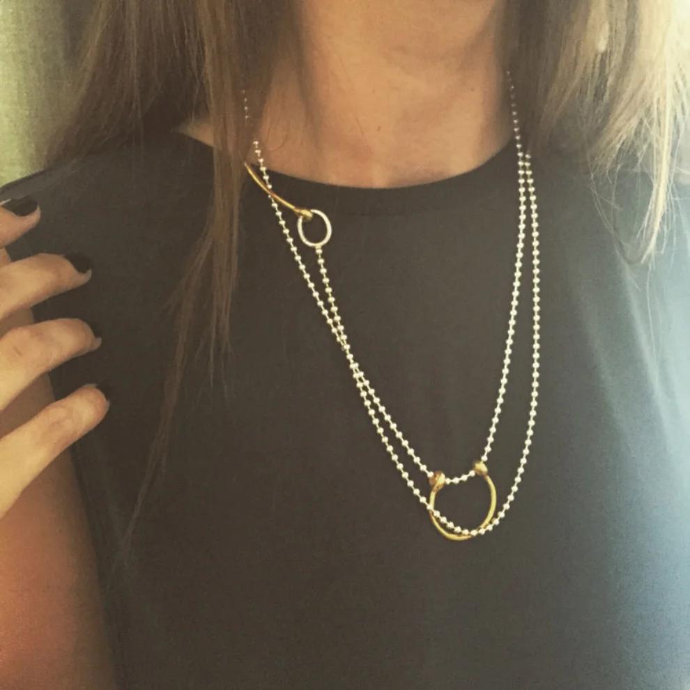 [Add]Tension - Chain Pipe Necklace