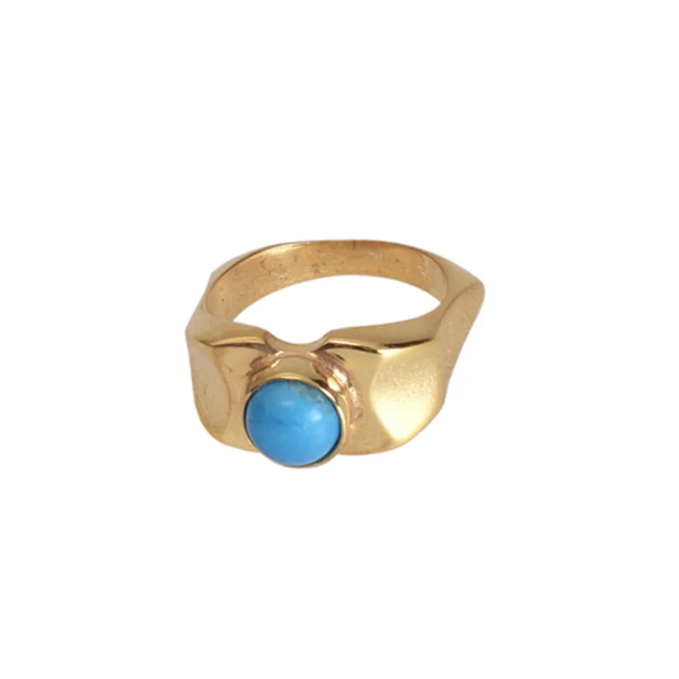 [Add]Tension - Flat Ring in Turquoise