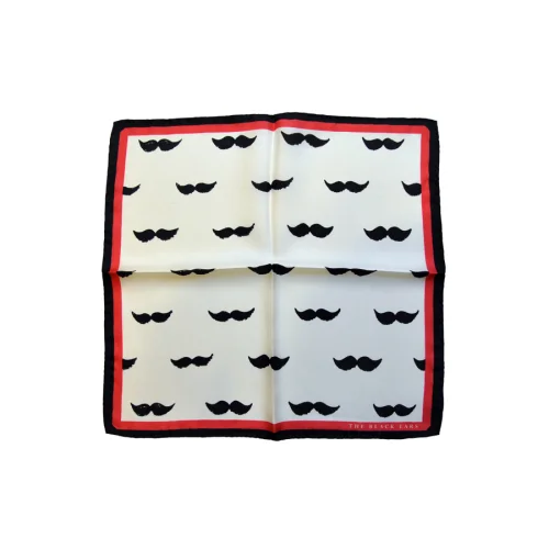 The Black Ears - The Big Moustache Pocket Square