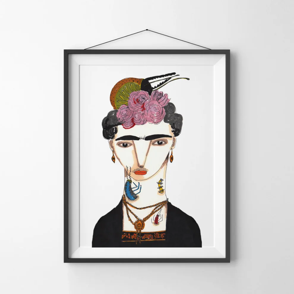 Serkan Akyol - Frida Art Print