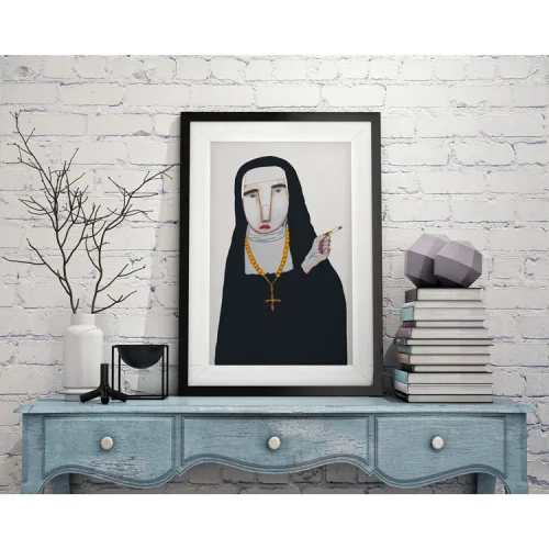 Serkan Akyol - Naughty Nun Poster