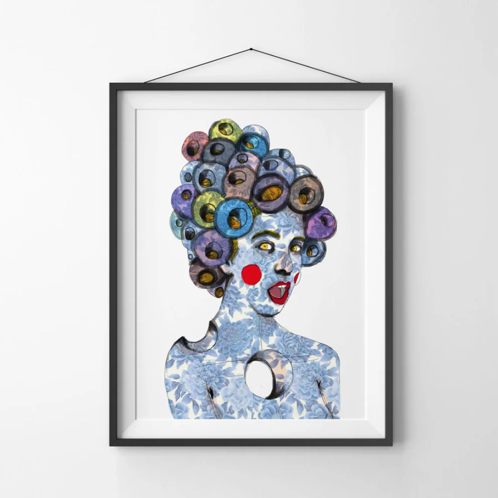 Serkan Akyol - Beautiful Curler Art Print