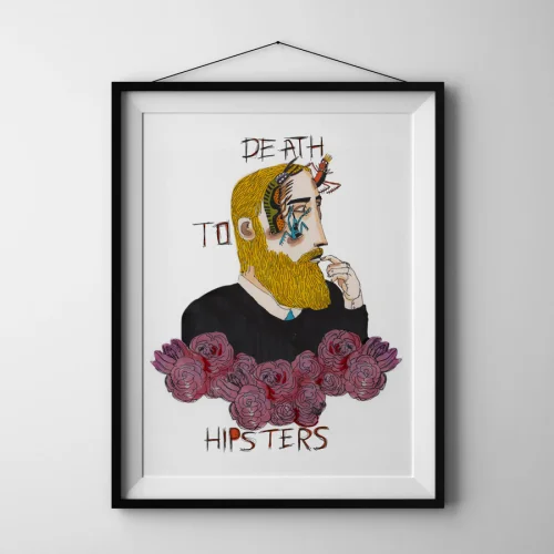 Serkan Akyol - Death To Hipsters Poster