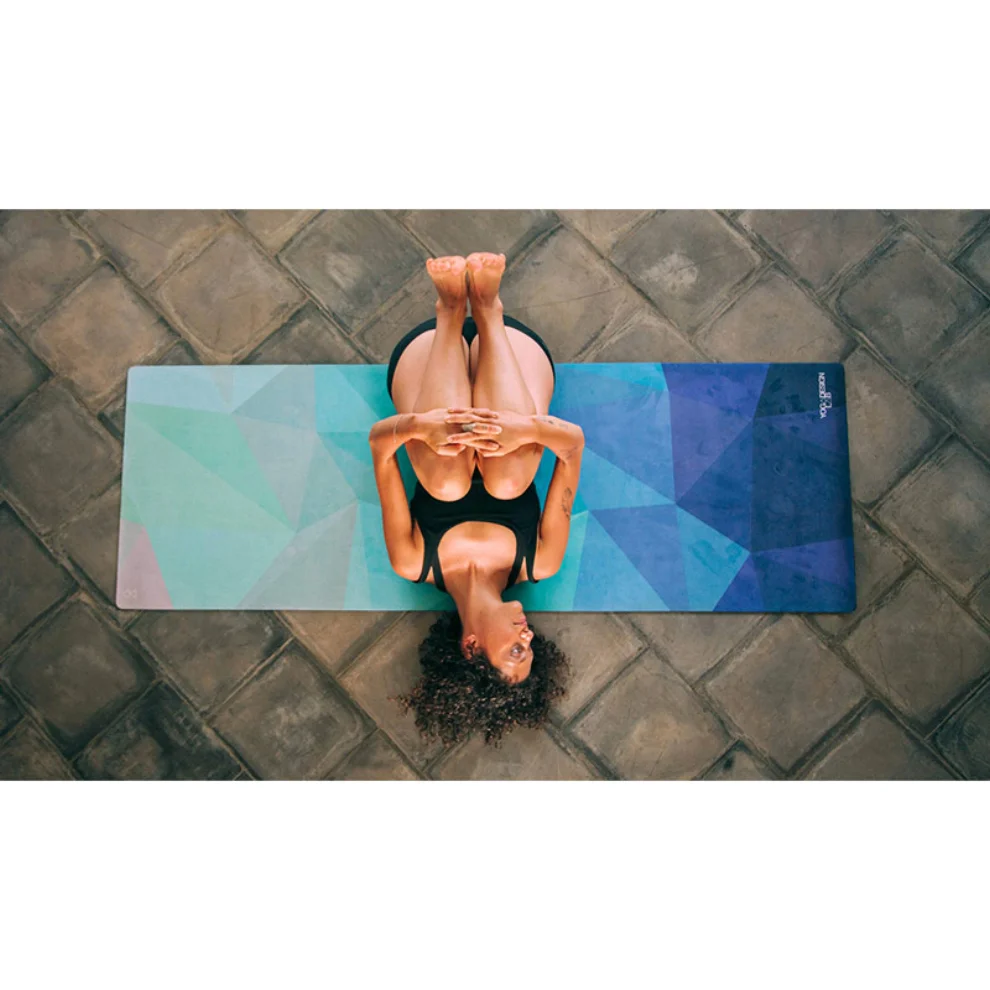 Yoga Design Lab - Geo Blue - Travel Yoga Matı