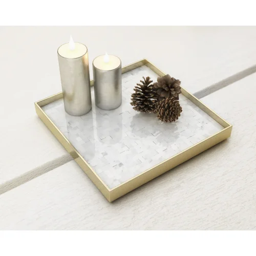 Marmore - Carrara Mosaic Tray