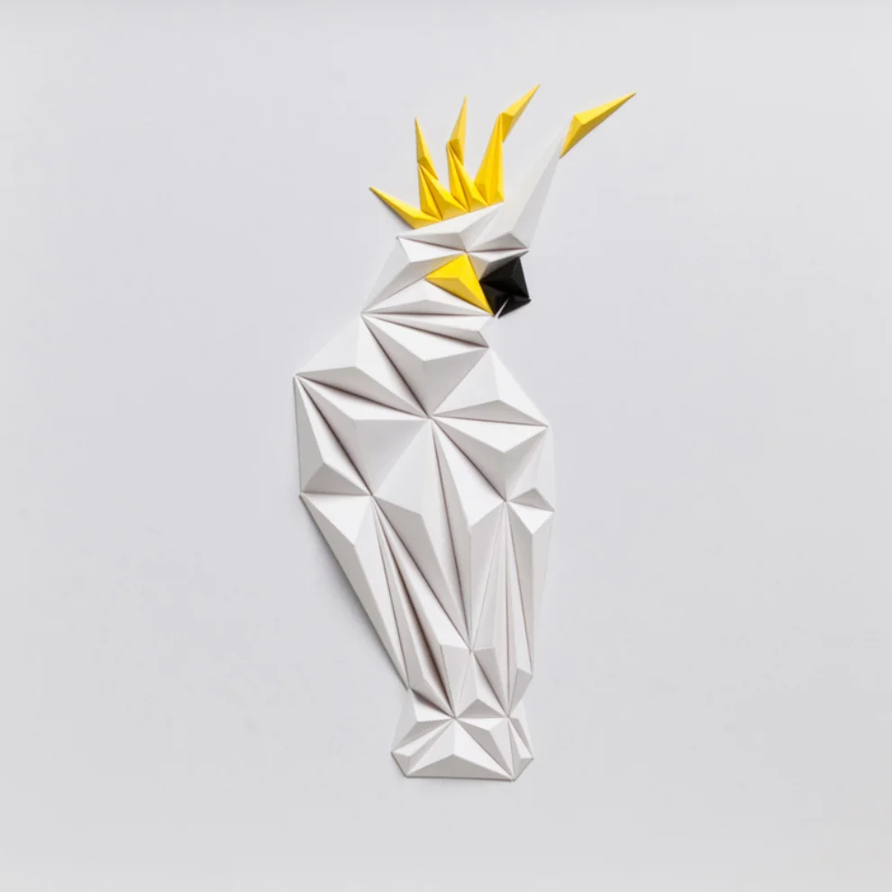 Paperpan	 - White Parrot Artwork