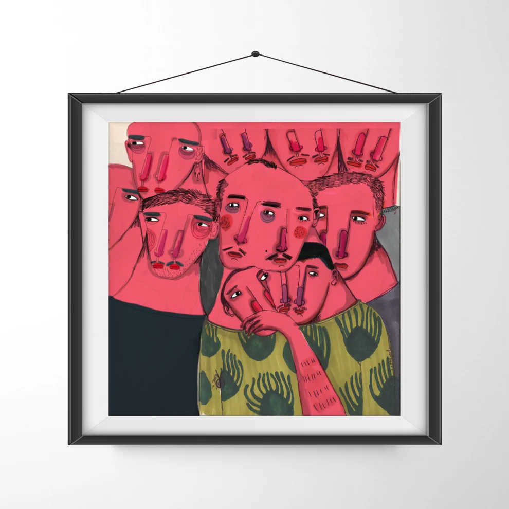 Serkan Akyol - Men Art Print