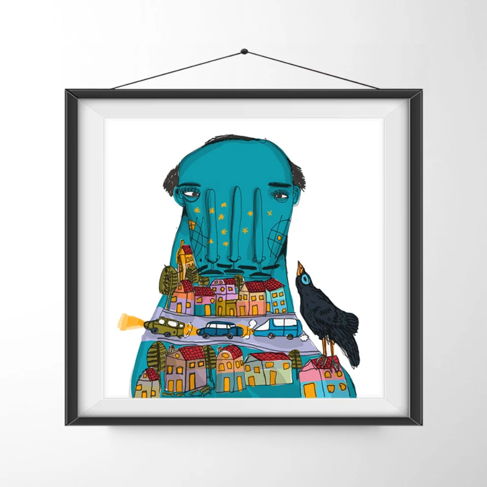 Serkan Akyol - Yorgunum Art Print