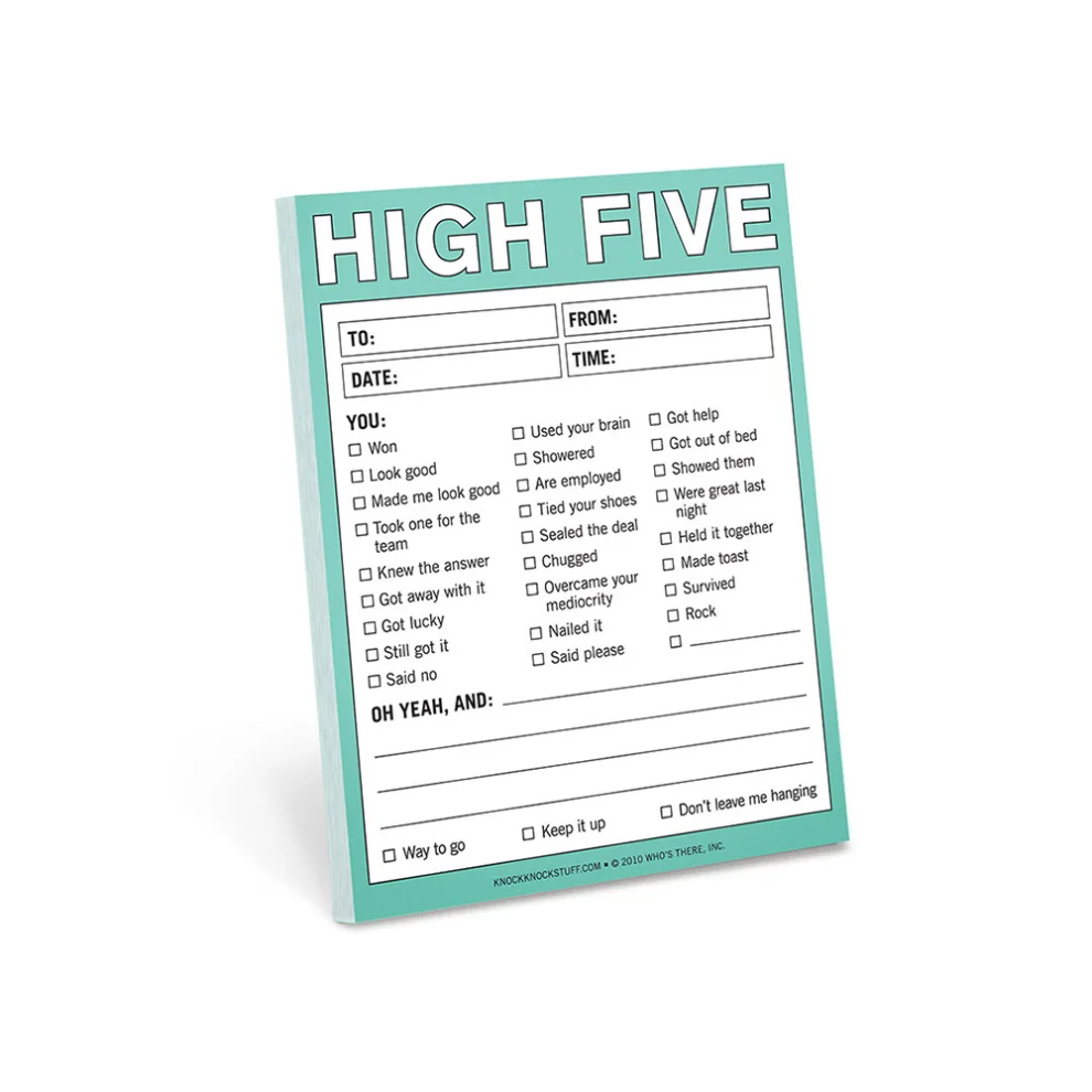 Knock Knock - High-Five  Nifty Notes