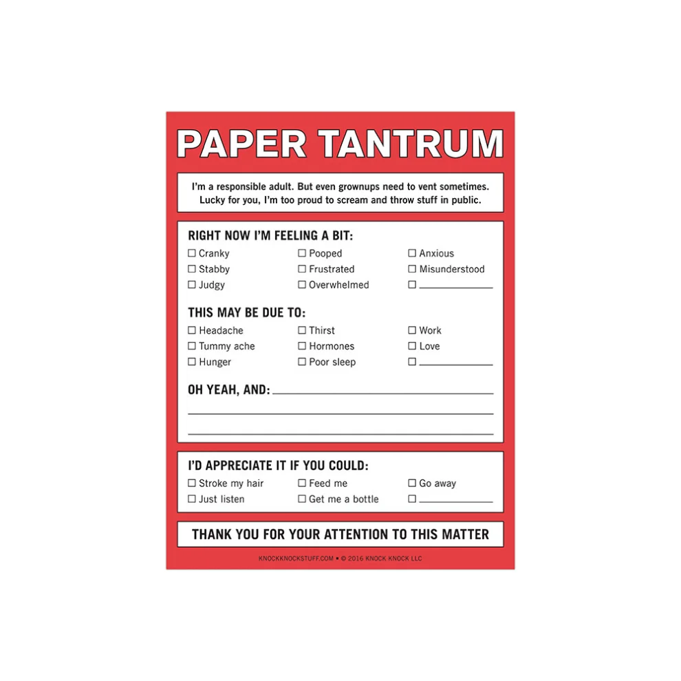 Knock Knock - Paper Tantrum Nifty Notes