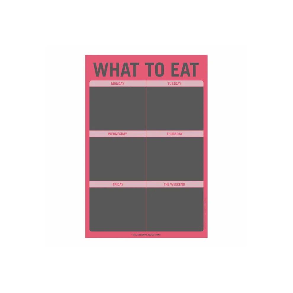 Knock Knock - What to Eat On - Off the Wall Chalkboard
