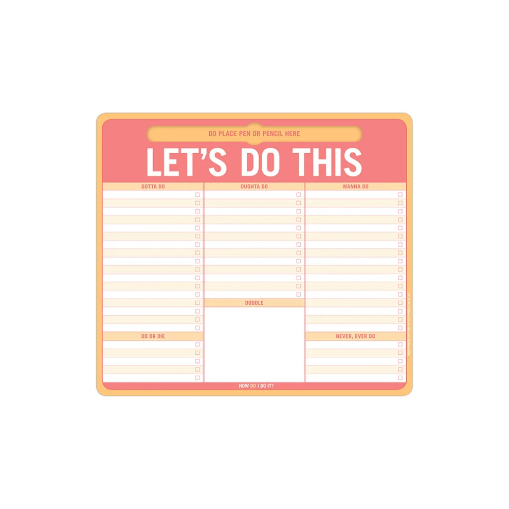 Knock Knock - Mousepad: Let's Do This