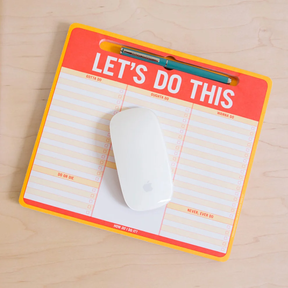 Knock Knock - Mousepad: Let's Do This