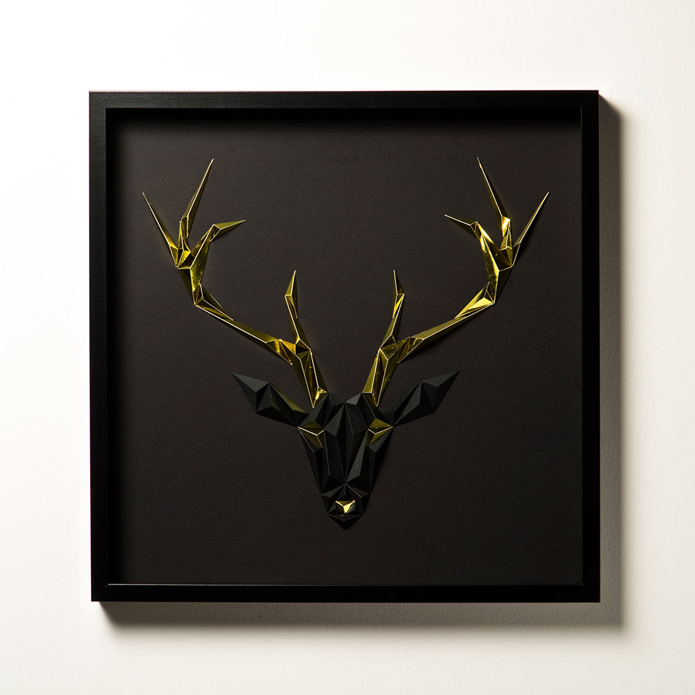 Golden Antlers Artwork