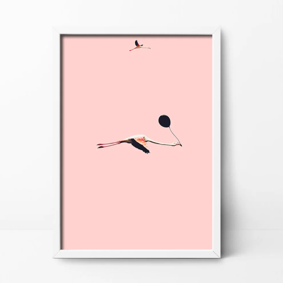 Action Zebra	 - Fly Flamingo Poster