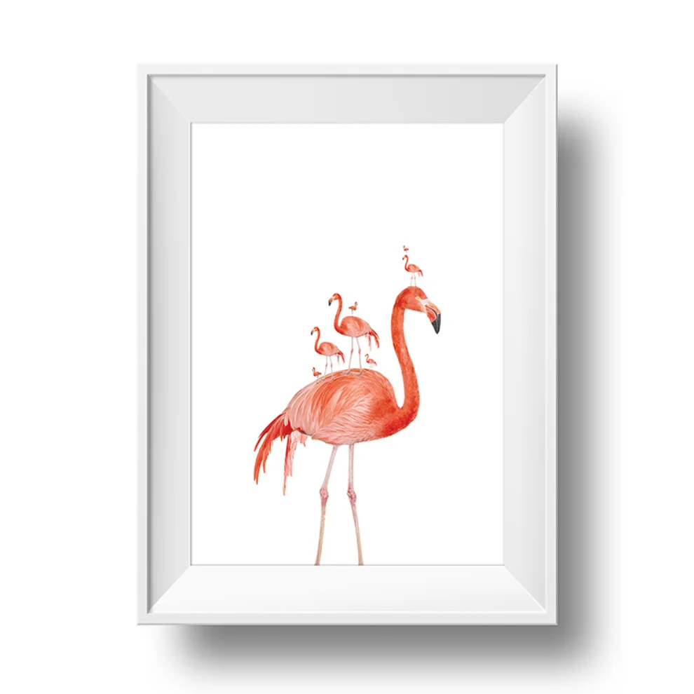 Action Zebra	 - Flamingo Party Poster