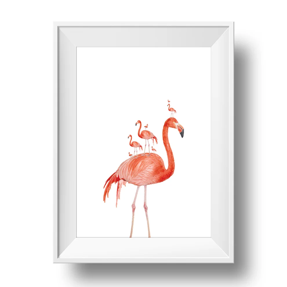 Action Zebra	 - Flamingo Party Poster