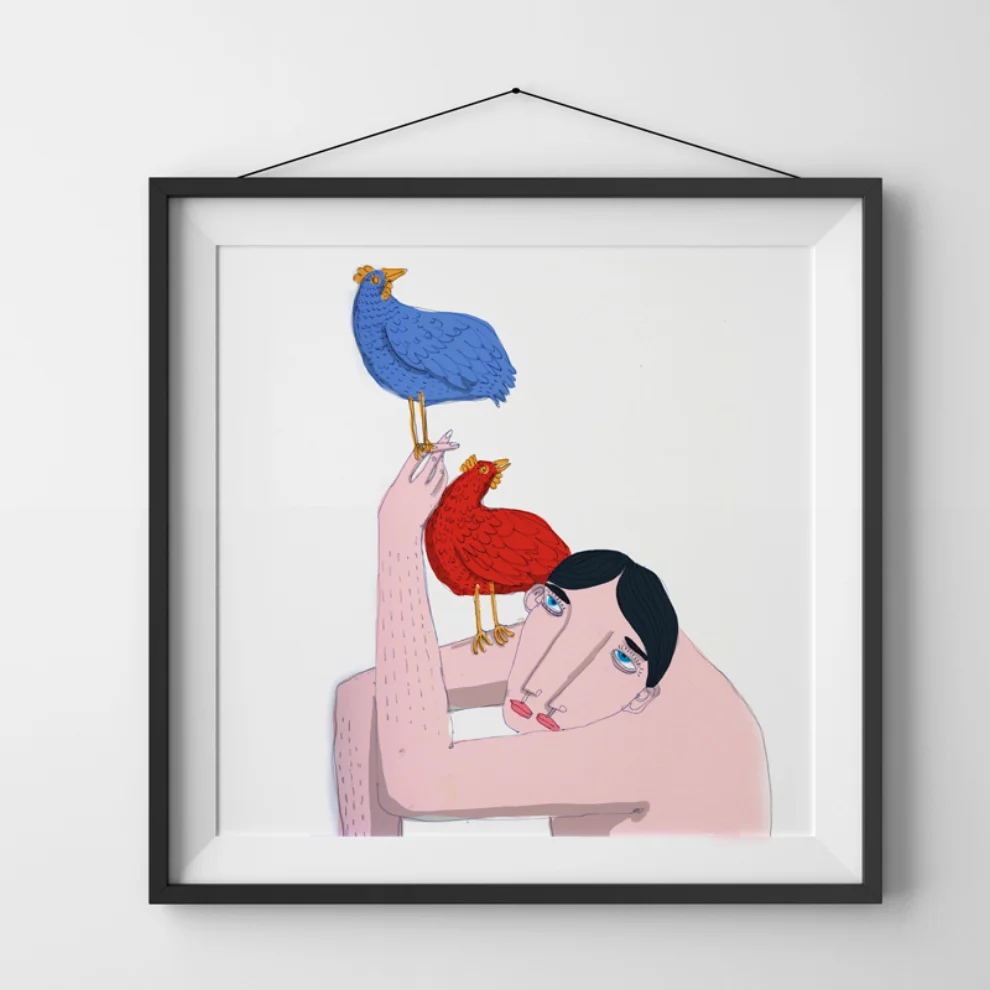 Serkan Akyol - Kuş Art Print
