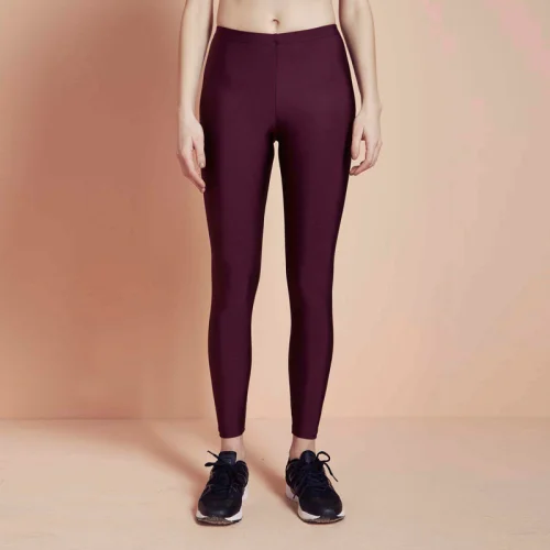 Bellis Activewear - Shiny Lycra Legging - I Black XXS | hipicon