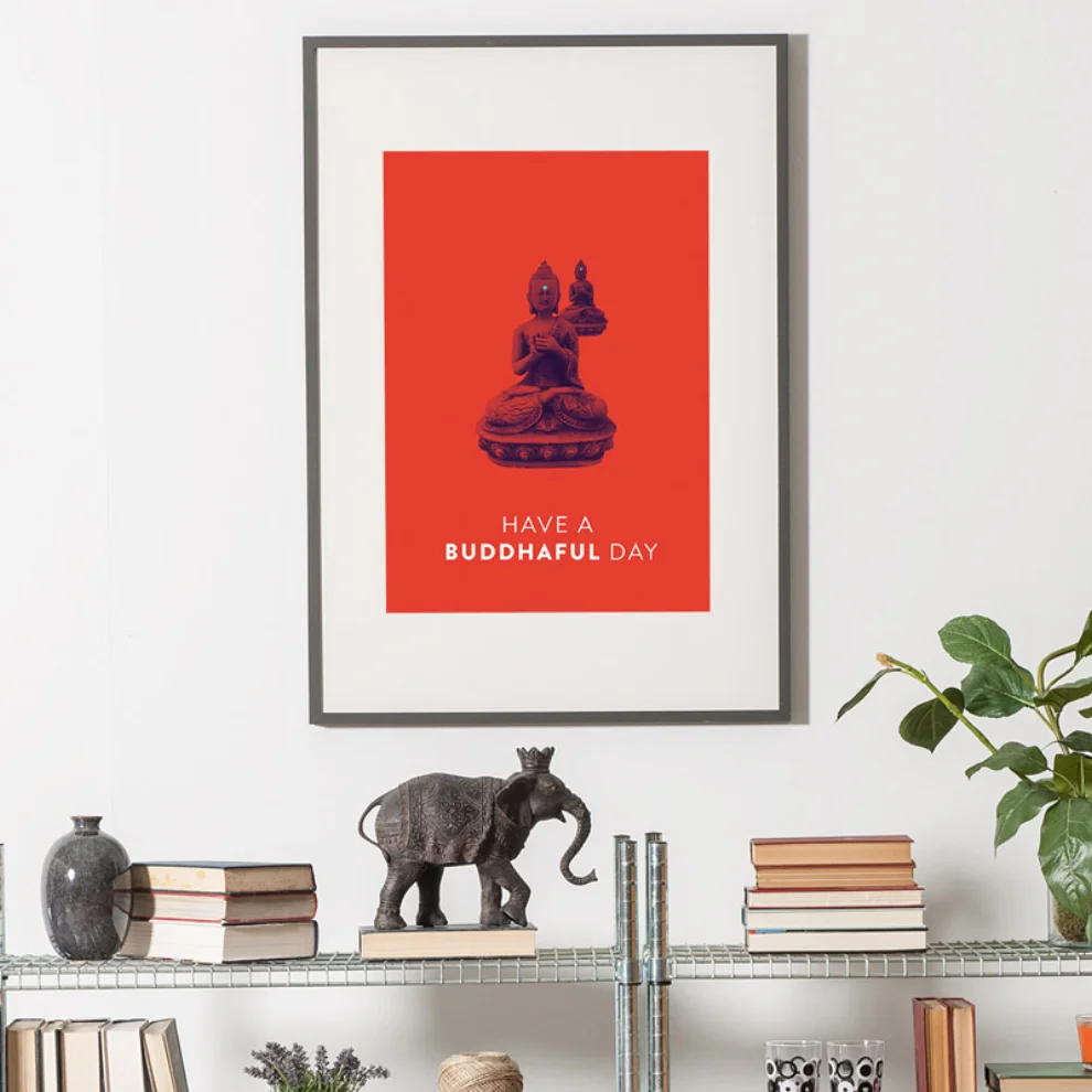 Action Zebra	 - Buddhaful Day Poster