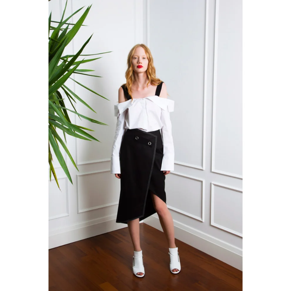 H and 2024 m midi skirt