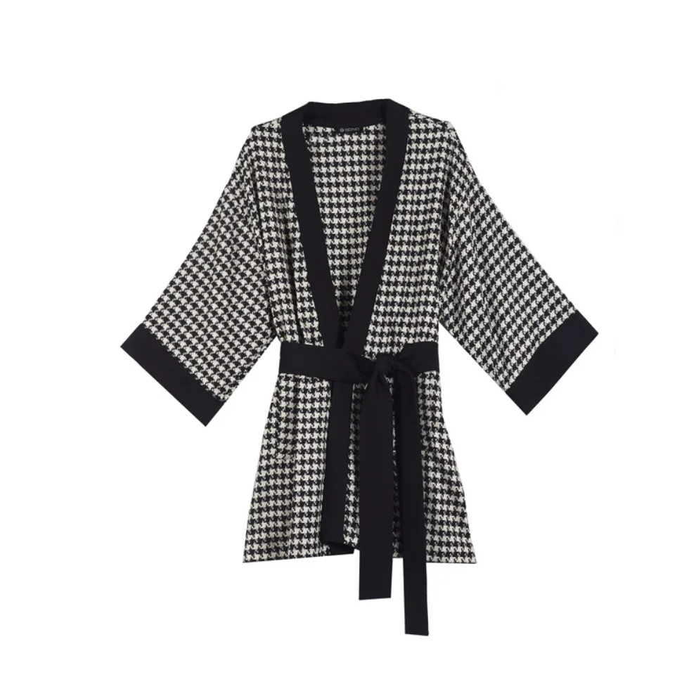 Mono Kimono - Houndstooth Kimono