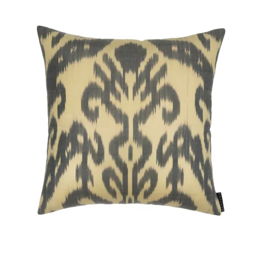 Mekhann - Ikat XIV Silk Pillow Case - VI