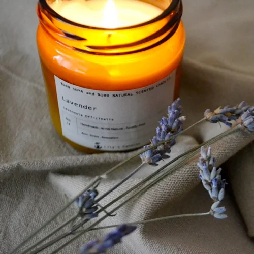 Lily's Candles  - Lavender Natural Candle