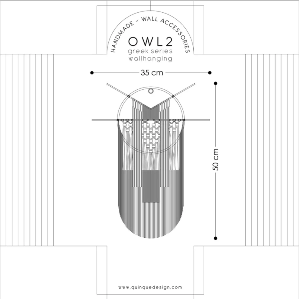 Quinque Design - Owl2 Duvar Aksesuarı