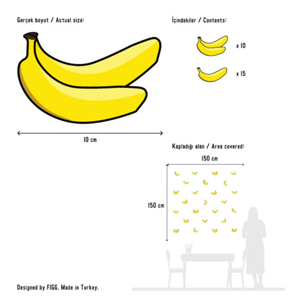 Figg - Bananamania Duvar Sticker