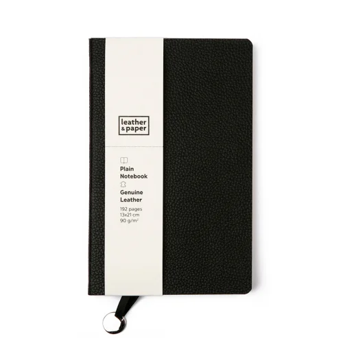 Leather & Paper -  Deri Defter Kahverengi