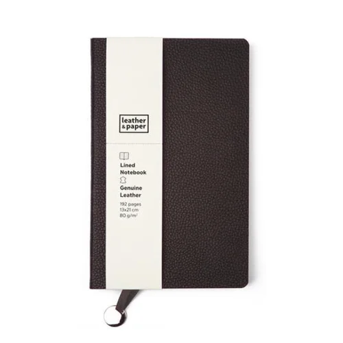 Leather & Paper - Leather  Lined  Notebook