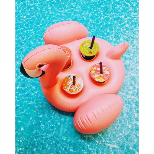 Colorize - Flamingo Float 4 Cup Holders Bar