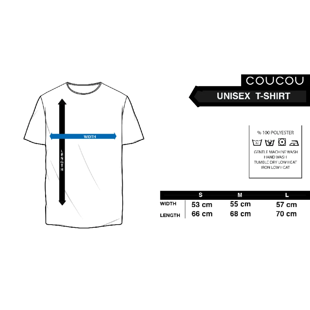 Coucou - Kadın Çizgili Tişört