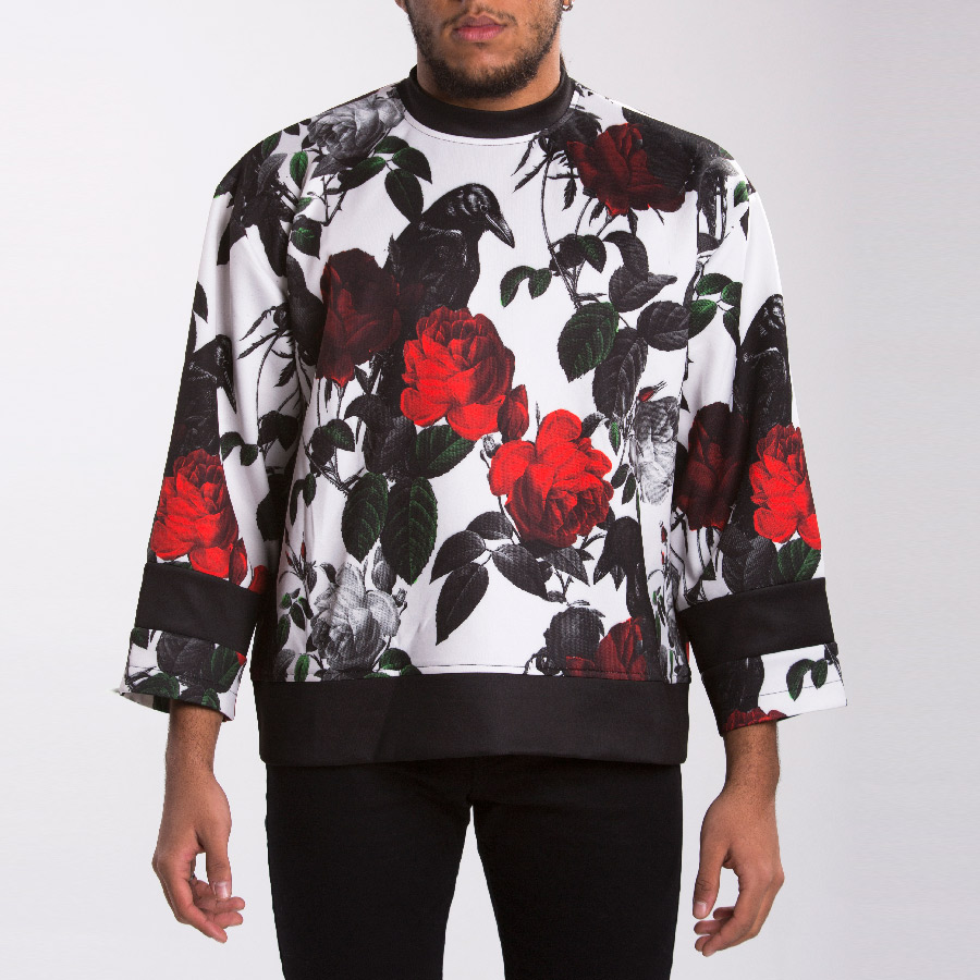 Man Printed Sweat