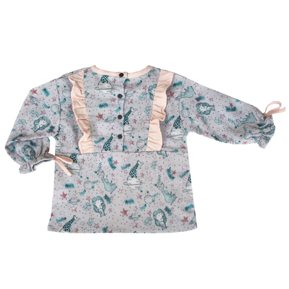 Auntie Me - Organic Stardust Long Sleeve Blouse