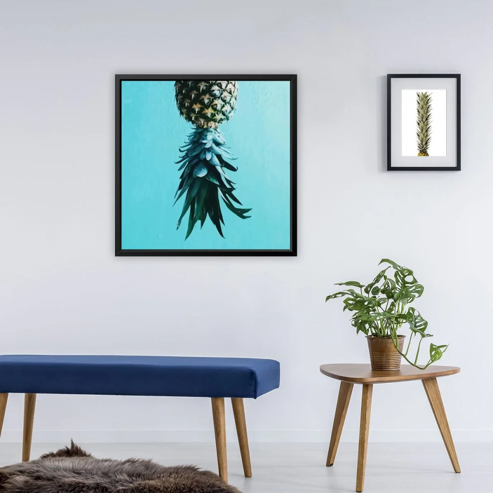 Action Zebra	 - Pineapple Art Print