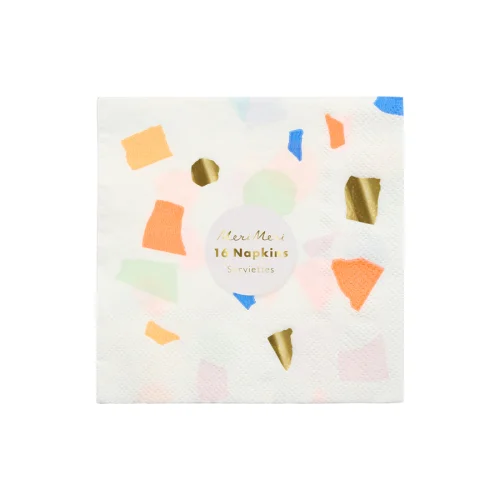 Meri Meri - Bright Terrazzo Napkin Set of 16