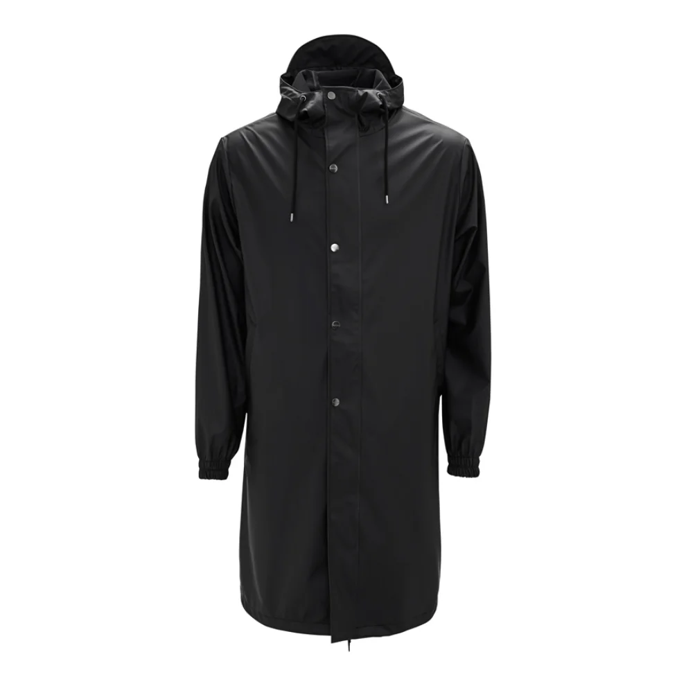 Rains - Fishtail Parka Raincoat - Black XS-S Black | hipicon