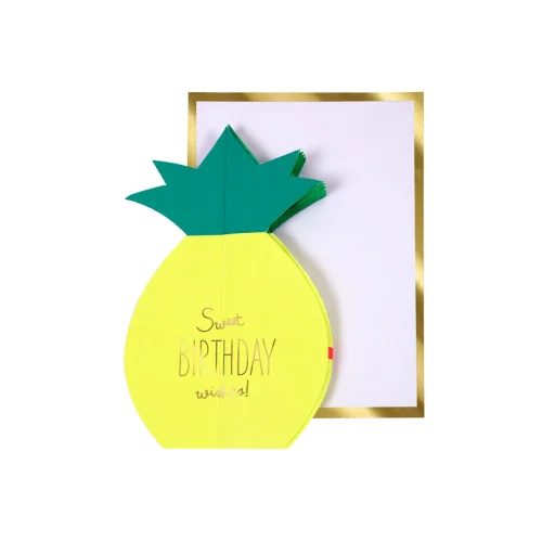 Meri Meri - Pineapple Honeycomb Card