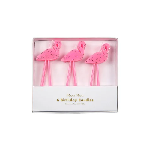 Meri Meri - Flamingo Candles