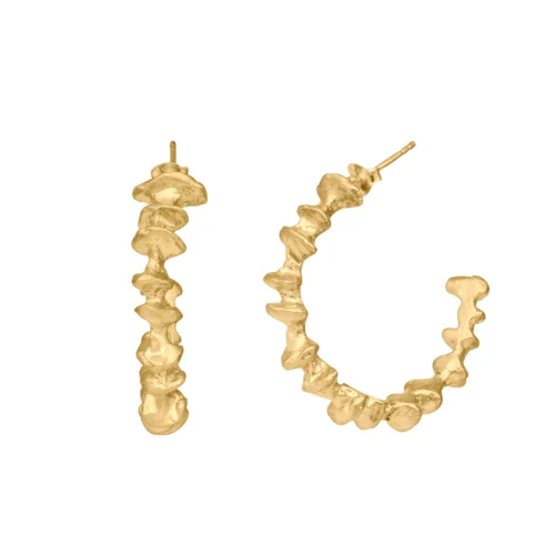 602Lab - Fosil Hoops Earring Small