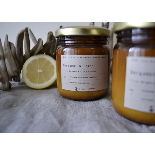 Lily's Candles - Bergamot & Lemon Natural Candle