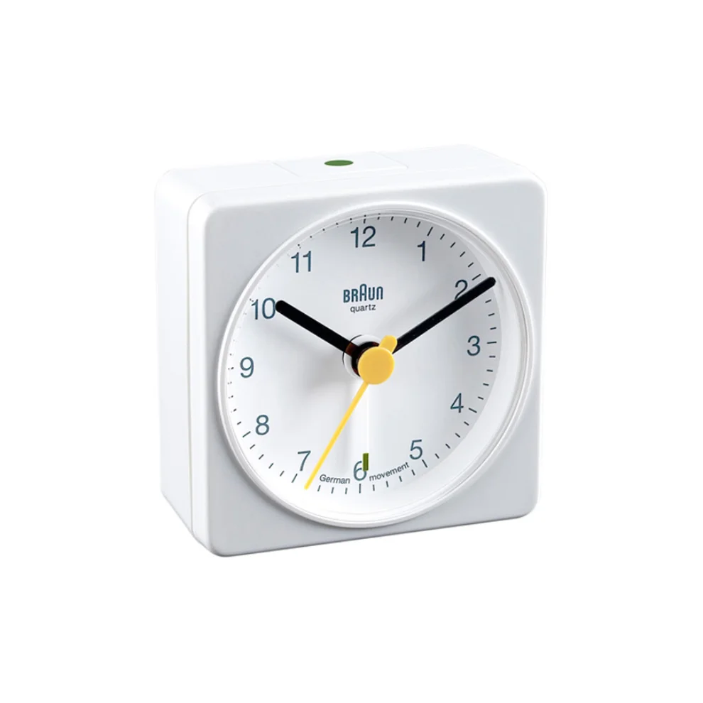 Braun - Alarm Desk Square Clock Black