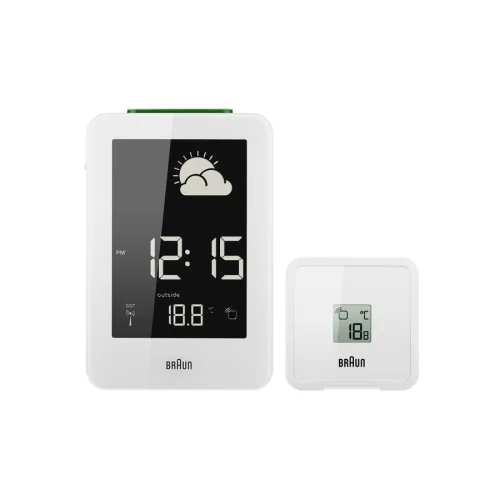 Braun - Temperature / Humidity Quartz Alarm Clock